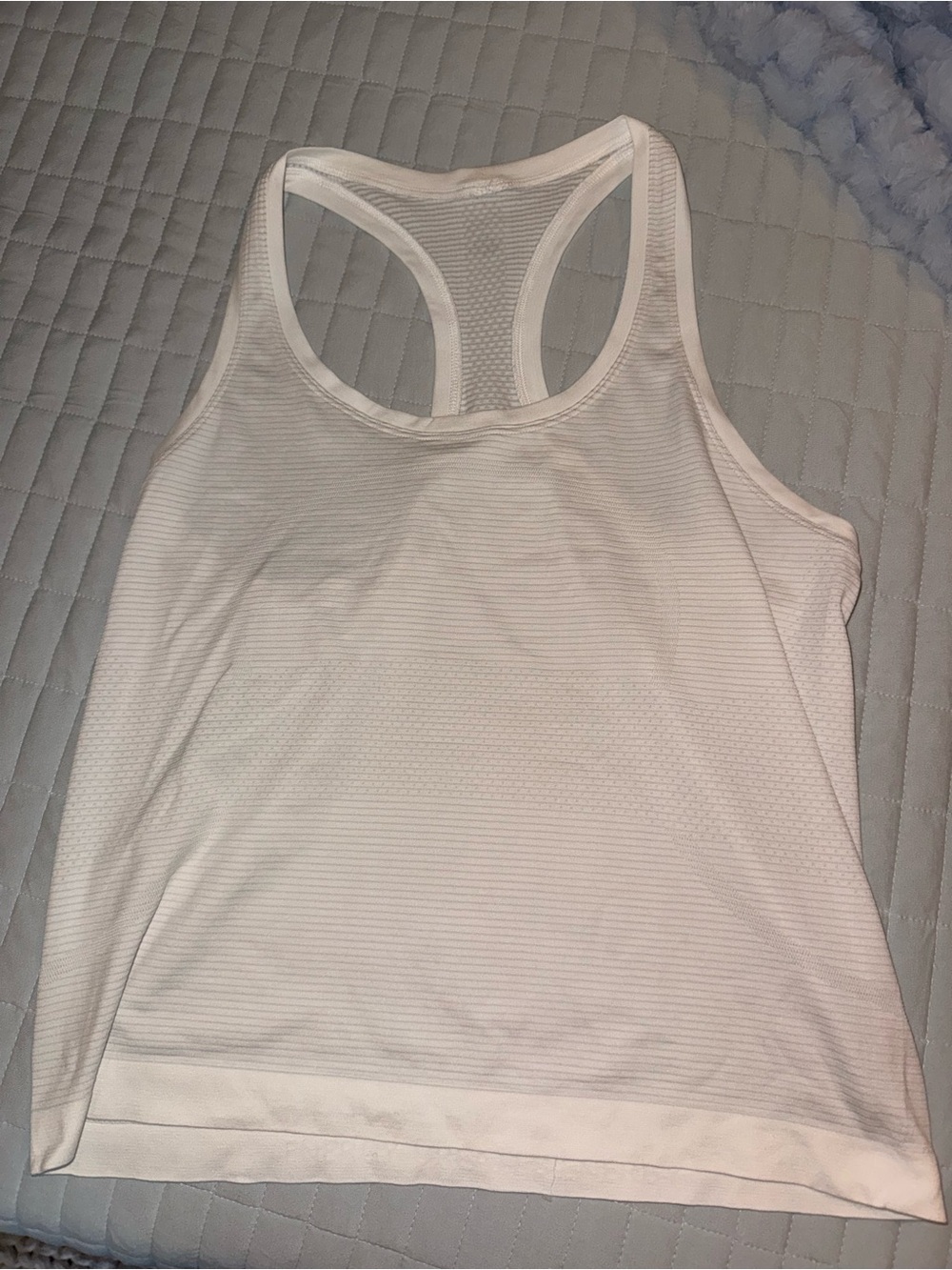lululemon athletica White Racerback Tank Top